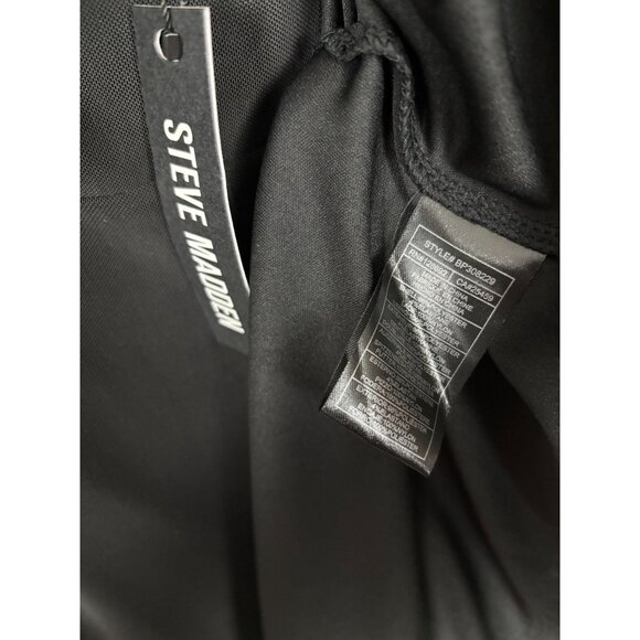 Steve Madden Women's Vita Black Spaghetti Strap Dress With Lace Panels XL NWT's - Picture 6 of 8